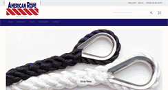 Desktop Screenshot of americanrope.com